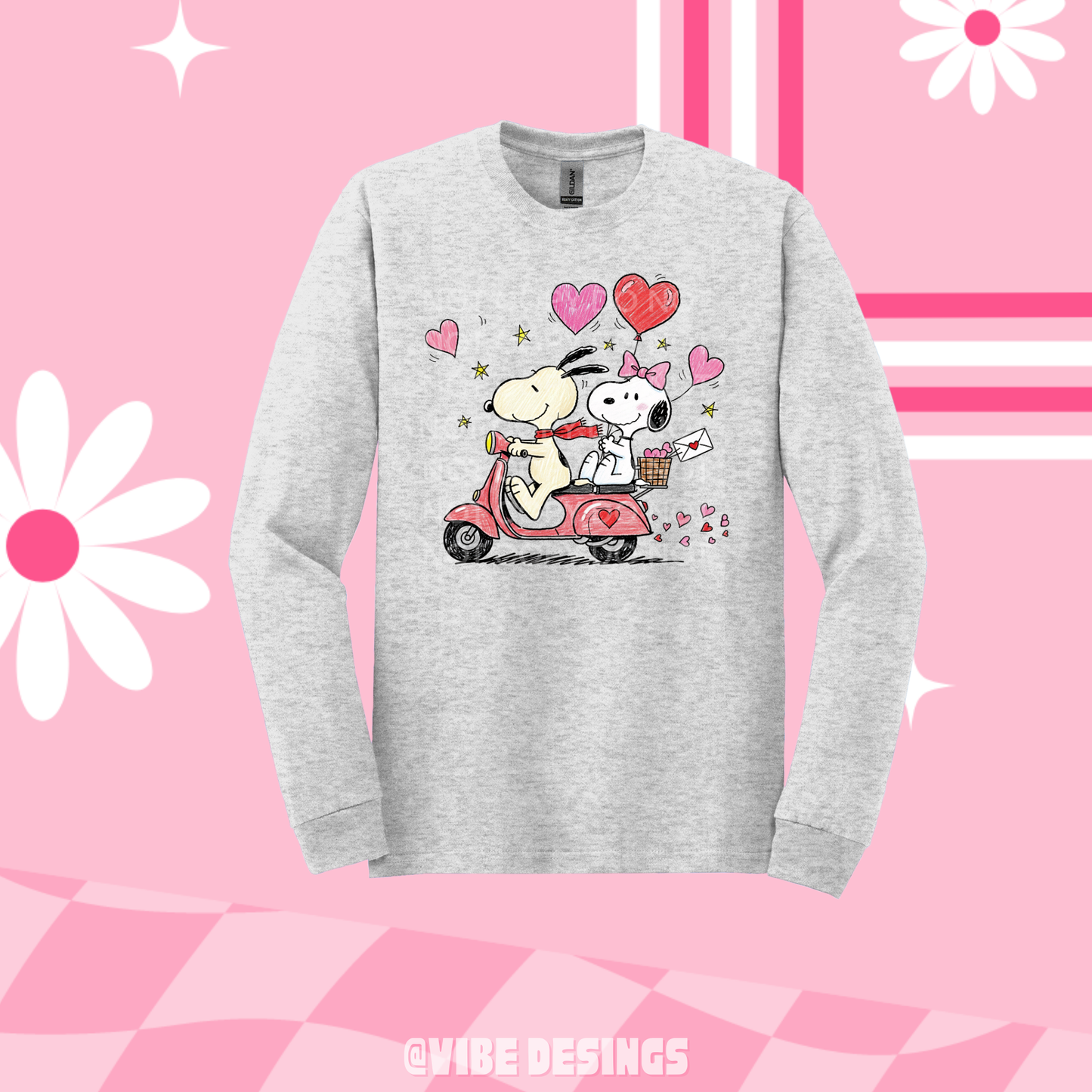 Valentines Snoop Long Sleeve Shirt