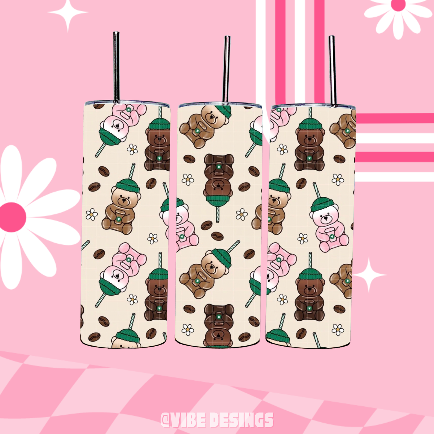 Bearista 20oz Skinny Tumbler