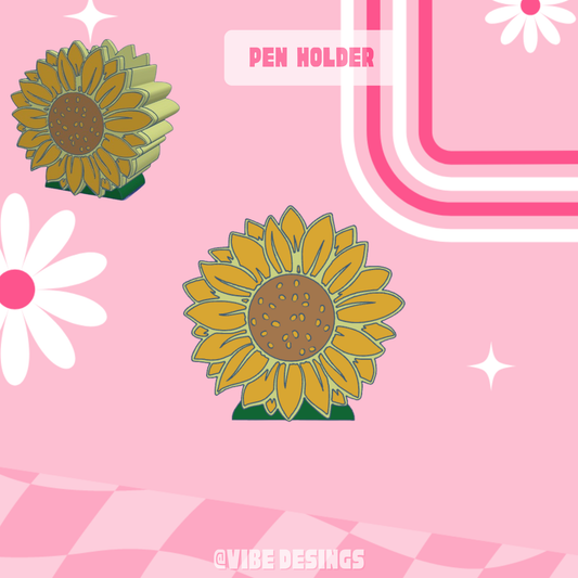 Sunflower Pen Holder