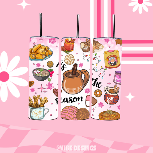 Tis the Season 20oz Skinny Tumbler