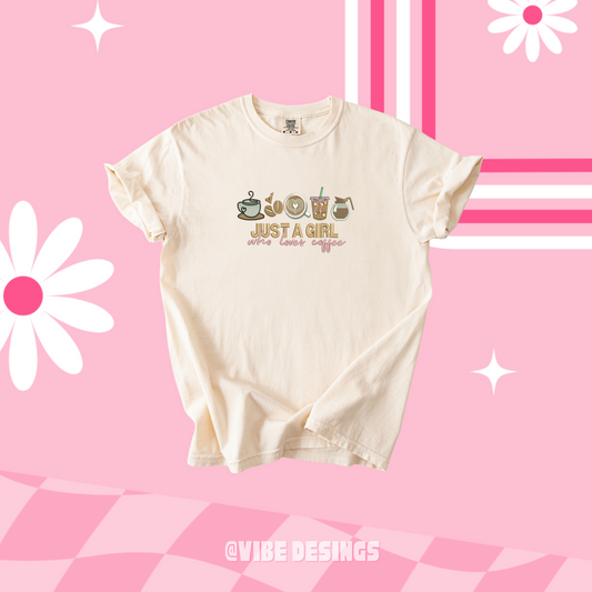 Coffee Embroidery Shirt