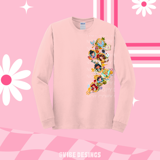 All Princess Mirror Long Sleeve Shirt