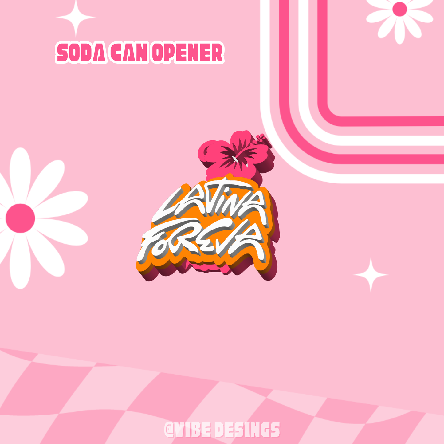 Latina Foreva Tab opener keychain Ships 7-10 days