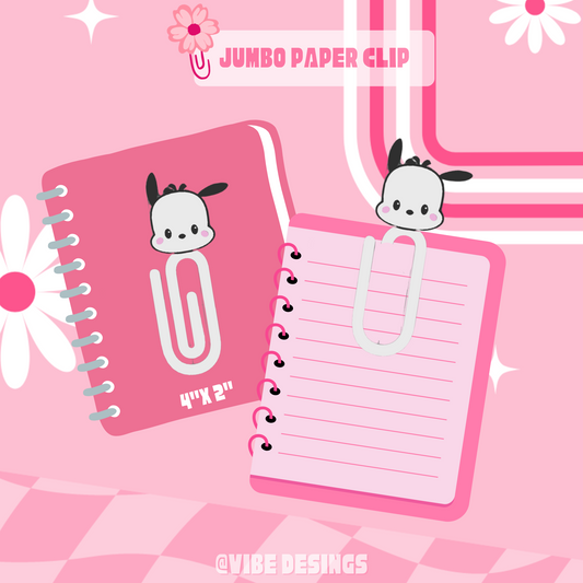 Pochacco 3D Paper Clip