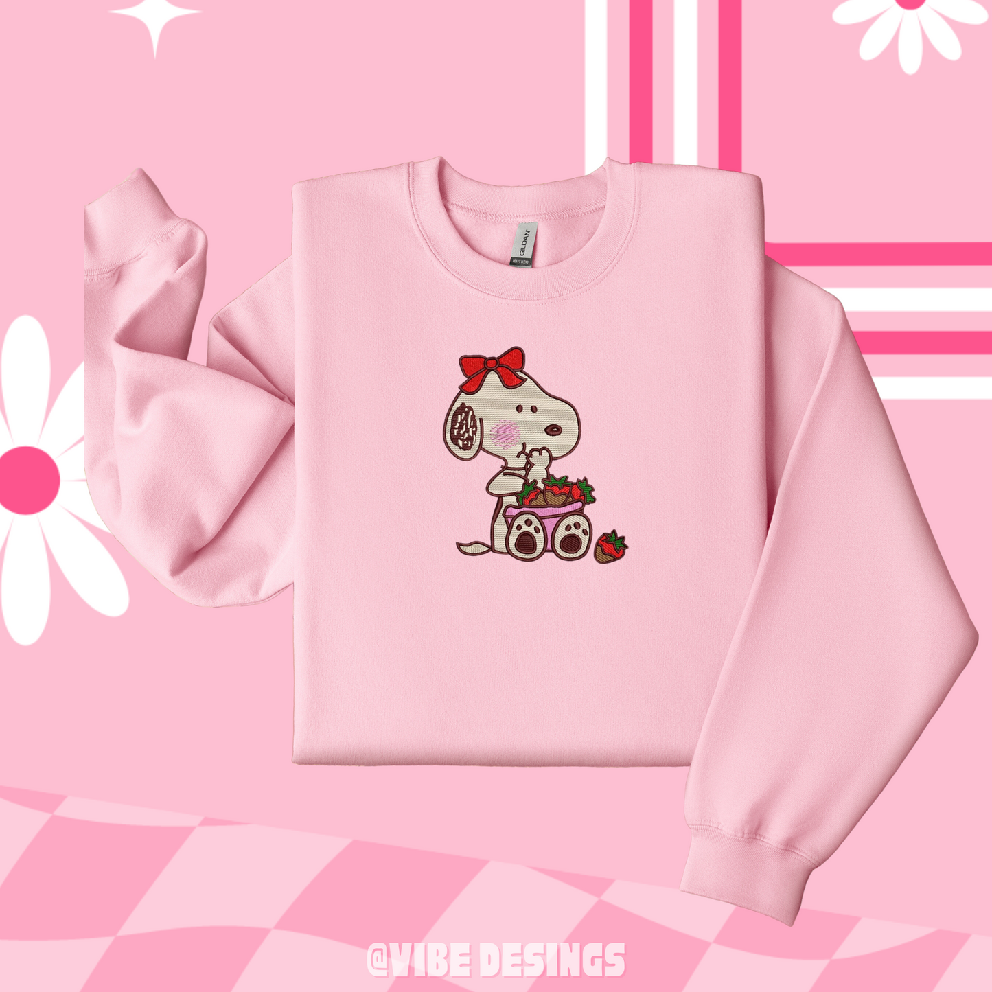 Fresas Snoopy Crewneck