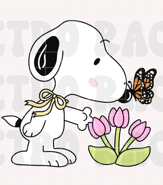 Snoop Tulip Embroidery