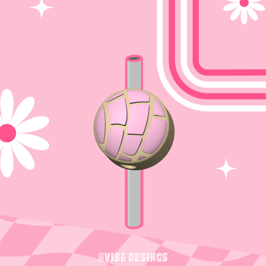 Concha 3D Straw Topper
