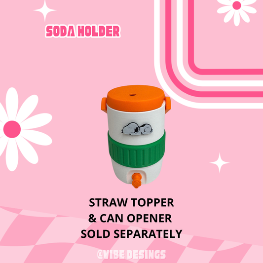 Fall Snoops Soda Can Holder