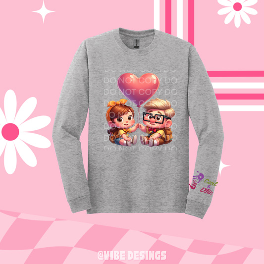 Baby Adventure Couple Long Sleeve Shirt