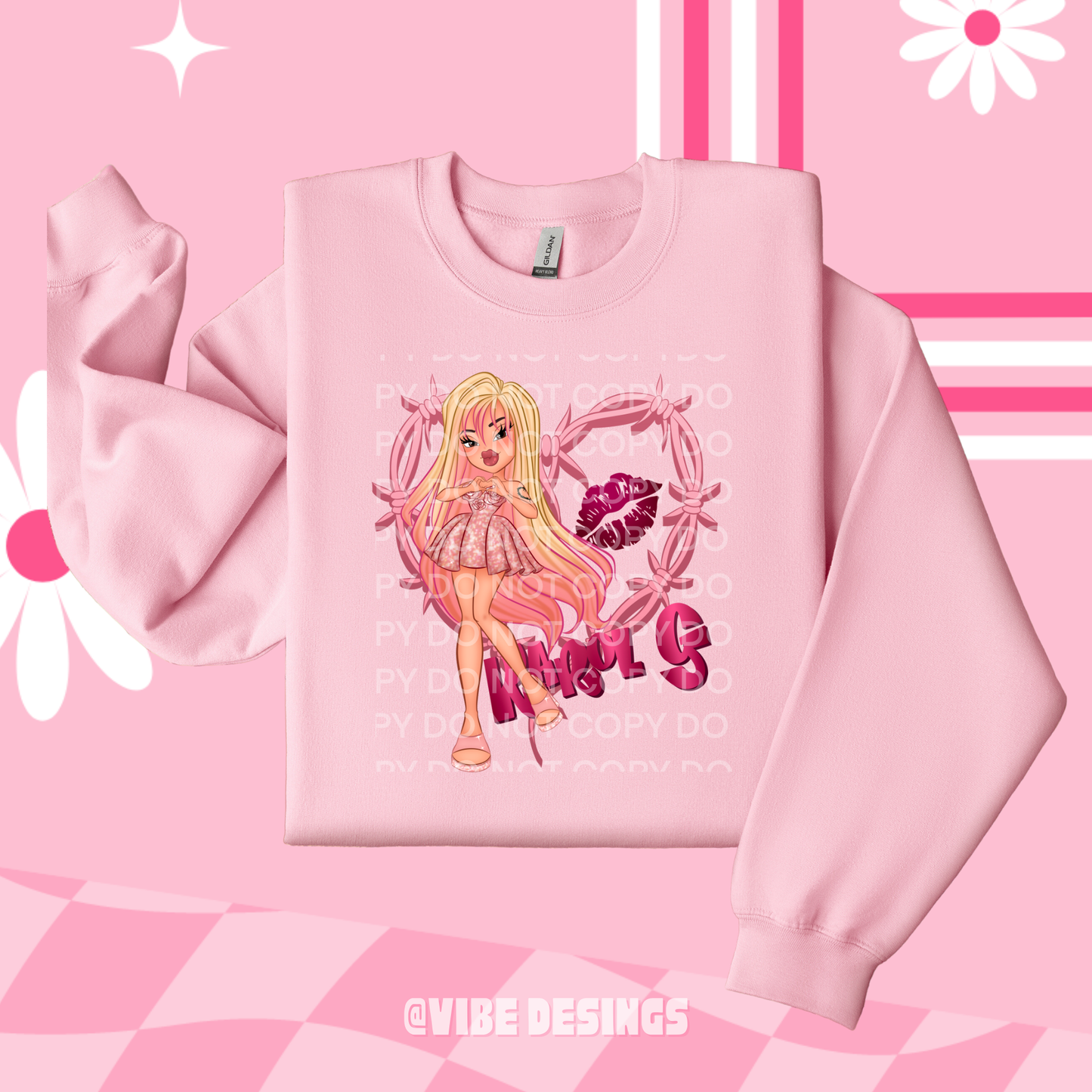 Pink Doll Crewneck