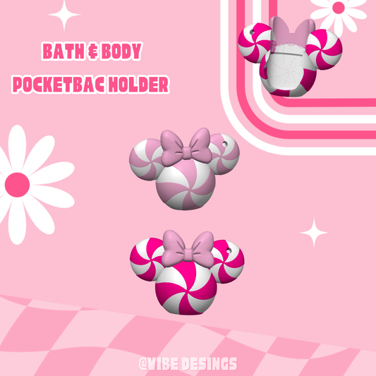 Peppermint Girl Bath&Body Hand Sanitizer holder