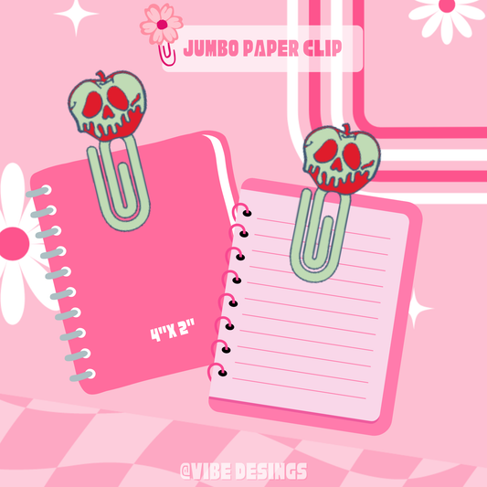Poison Apple 3D Paper Clip