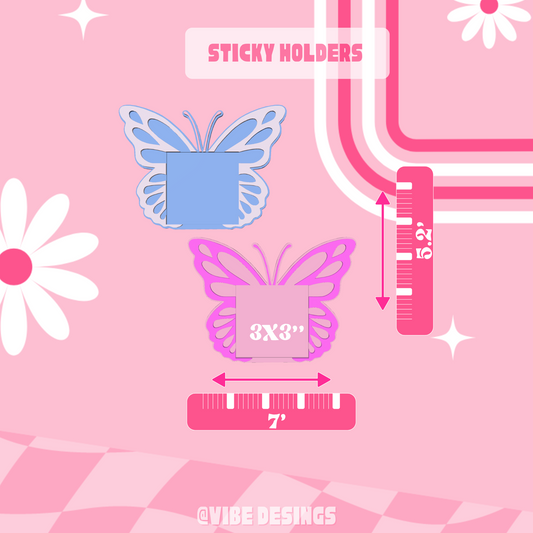 Butterfly Sticky Holder