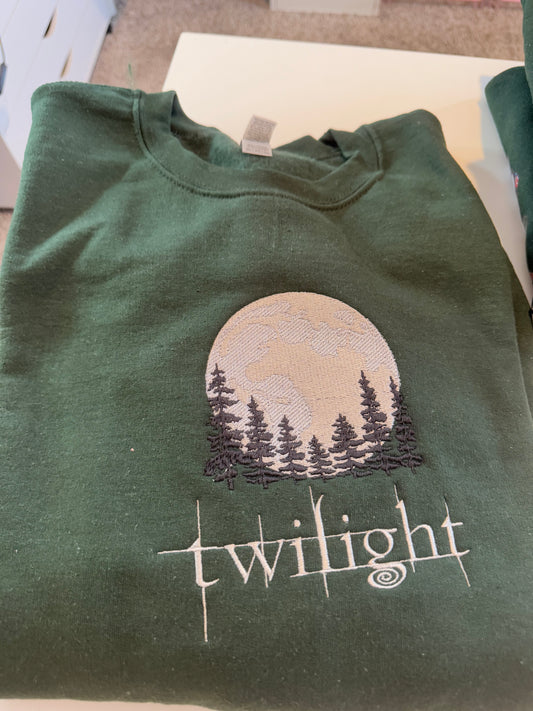 Embroidery Twilight XXlarge Ready to Ship little crooked