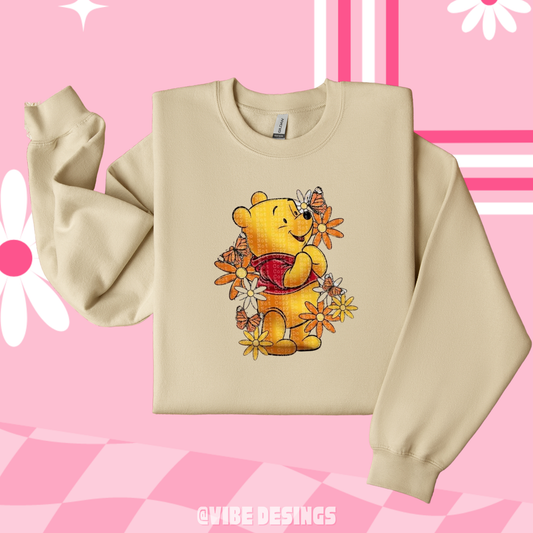 Spring Pooh Crewneck