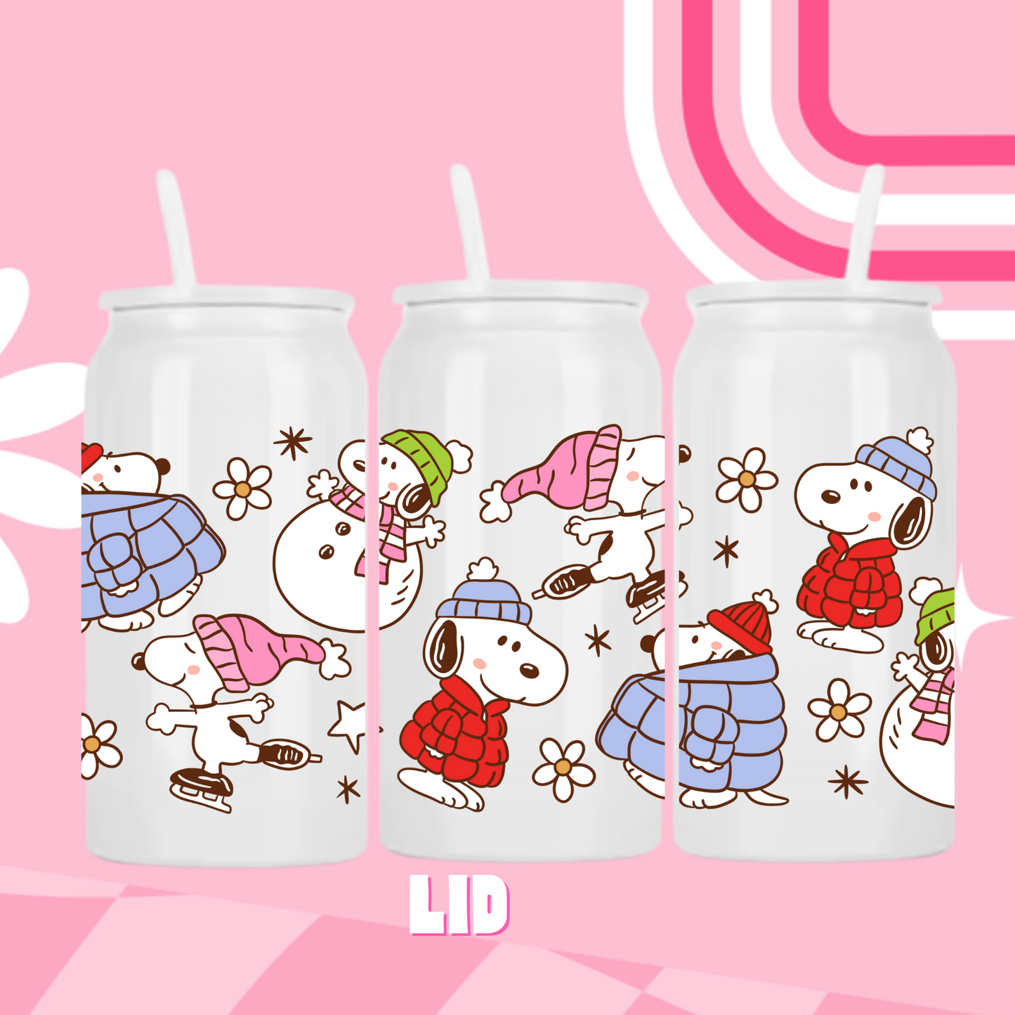 Snow Snoopy Stainless Steel