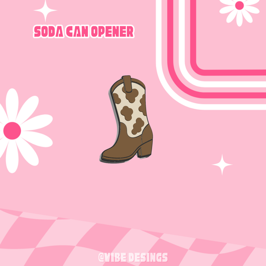 Spotted Boots Tab opener keychain