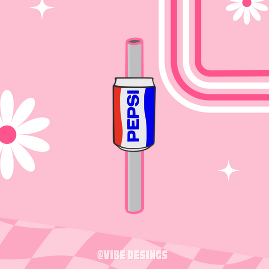 Pepsi 3D Straw Topper