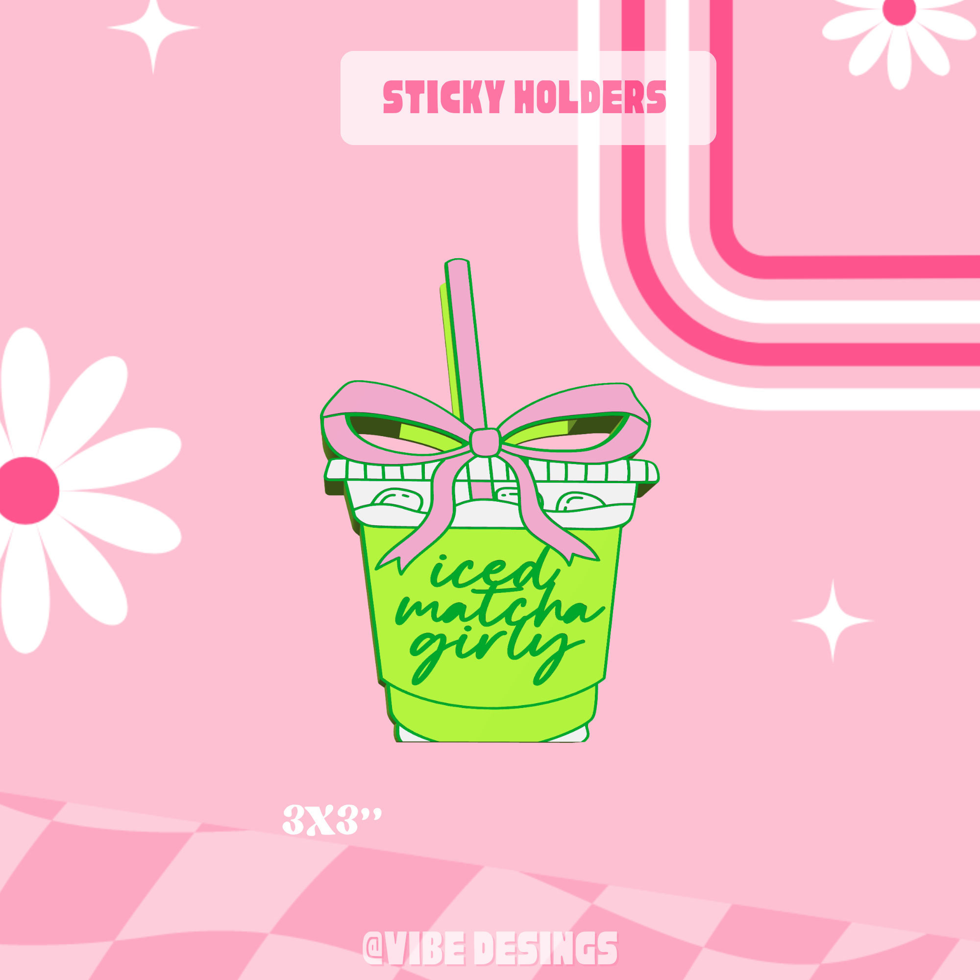 Matcha Sticky Holder – Vibe Desings