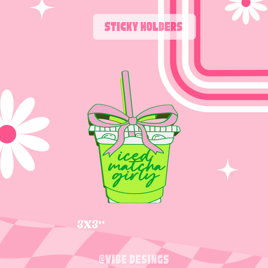 Matcha Sticky Holder