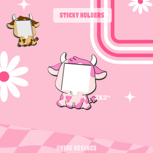 Baby Cow Sticky Holder