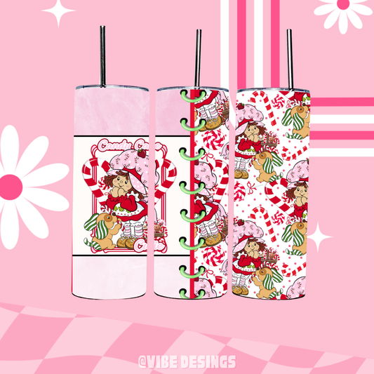 Candy Cane Cutie 20oz Skinny Tumbler