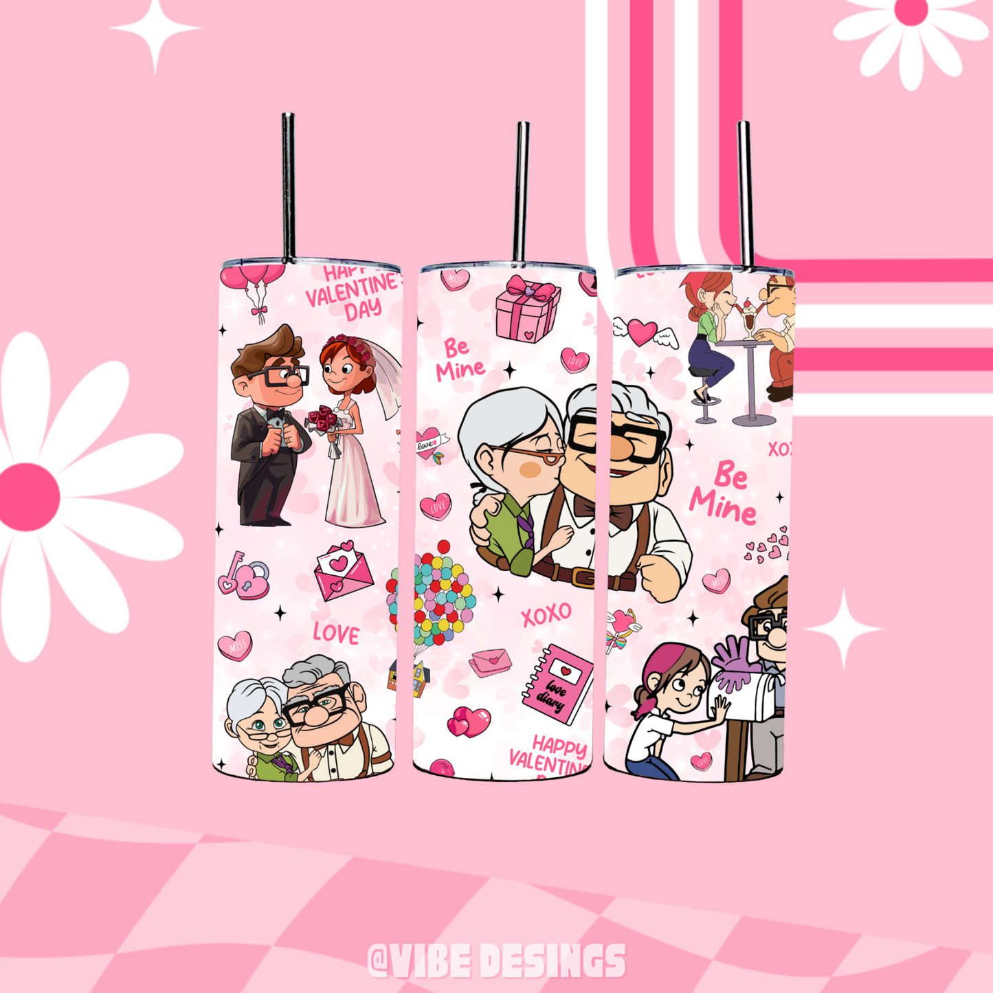 Be Mine Couple 20oz Skinny Tumbler