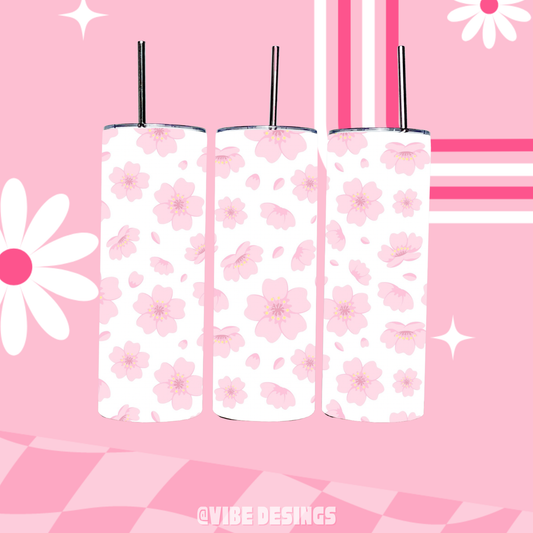 Cherry Blossom 20oz Skinny Tumbler