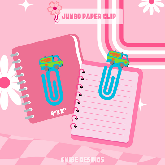 Mystery Machine 3D Paper Clip