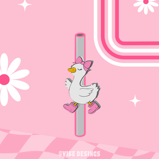 Cute Goose Straw Topper