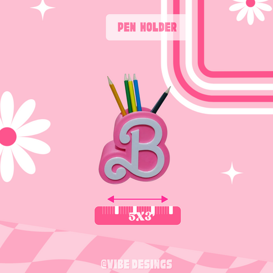 "B" Pen Holder