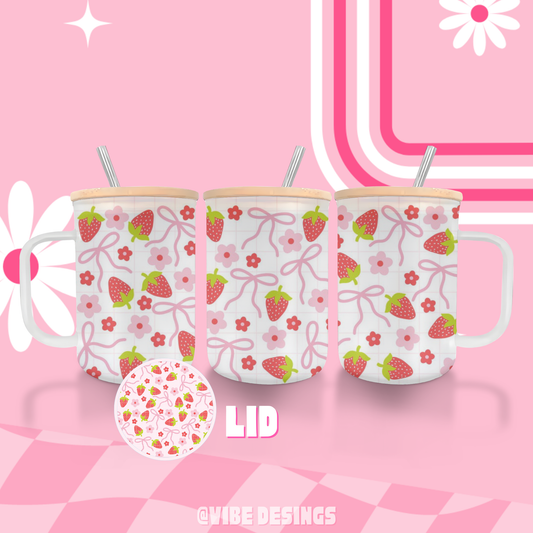 Strawberry Coquette Beer Mug