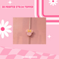 Daisy Mouse Head 3D Straw Topper