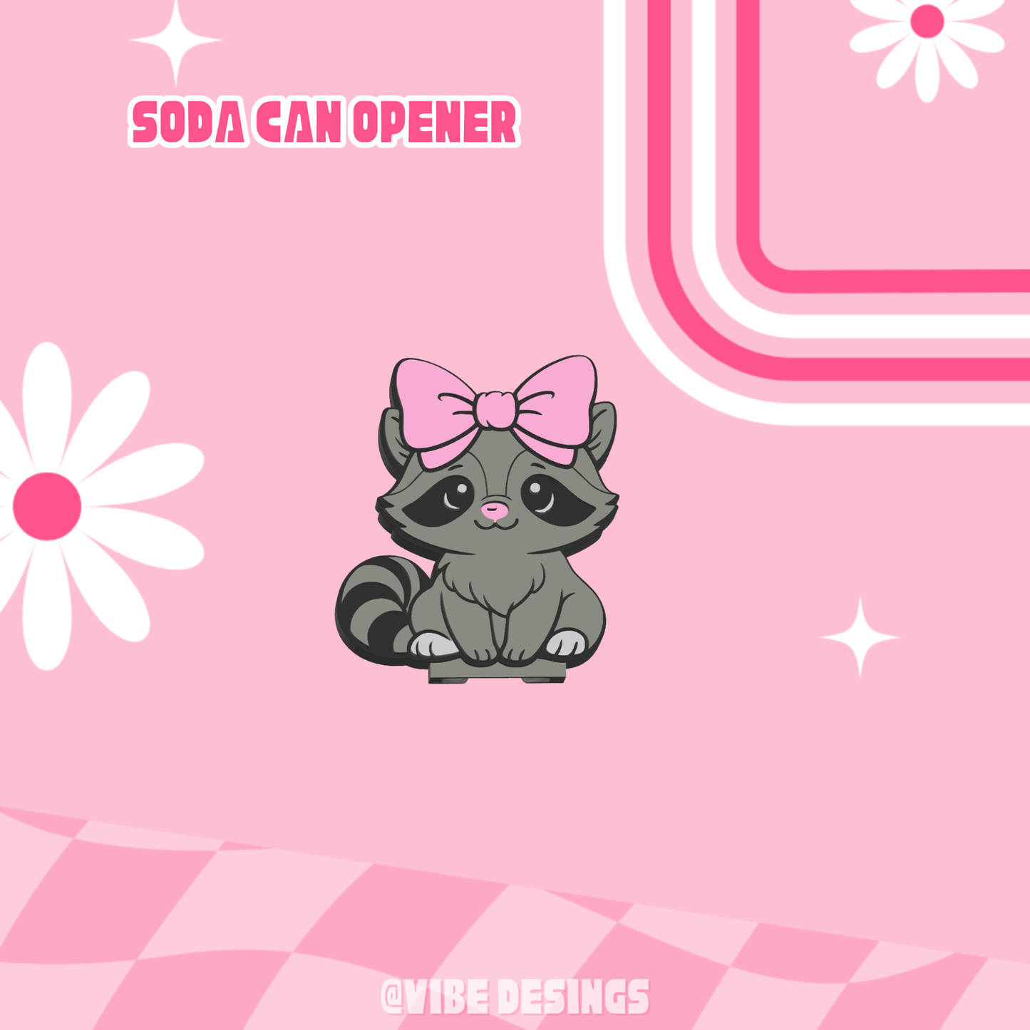 Raccoon opener keychain Ships