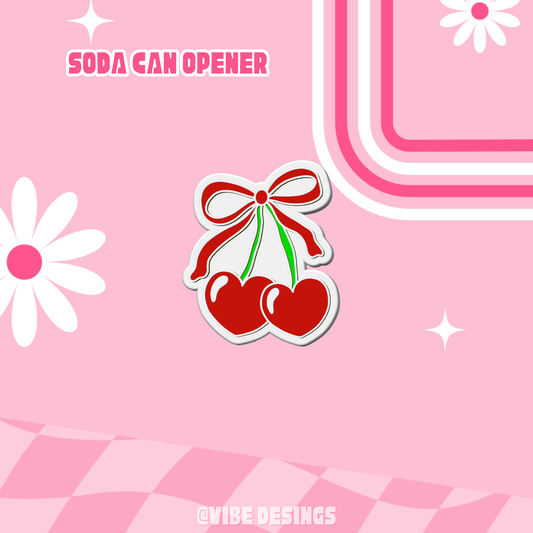 Cherry Tab opener keychain Ships 7-10 days