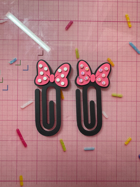 Mouse Bow 3D Paper Clip