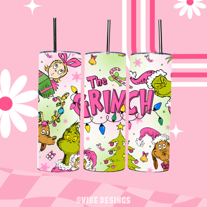 Mean One Pink  20oz Skinny Tumbler