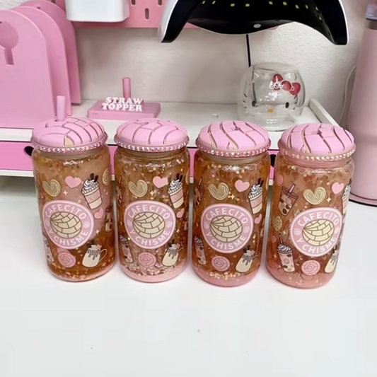 Cafecito y Chisme Glass Snowglobe