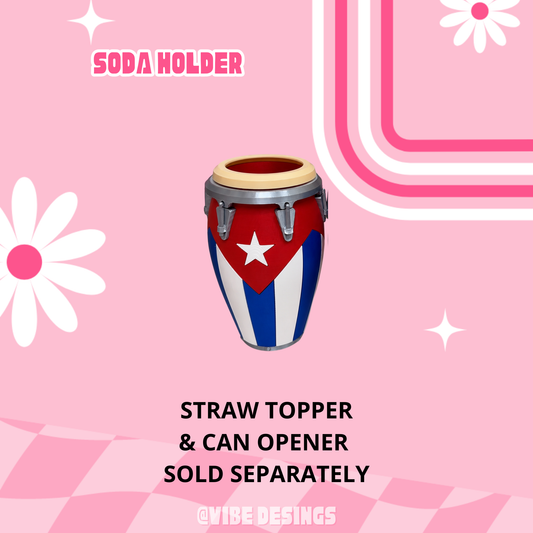 Cuba Conga Can Holder ( 12 oz standard)