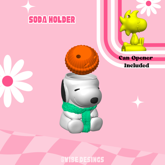 Cute Dog 12 OZ Soda Can Holder