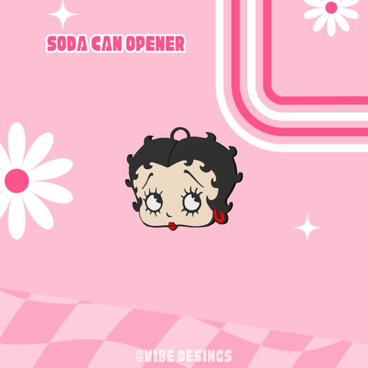 Sassy Girl Tab opener keychain Ships 7-10 days