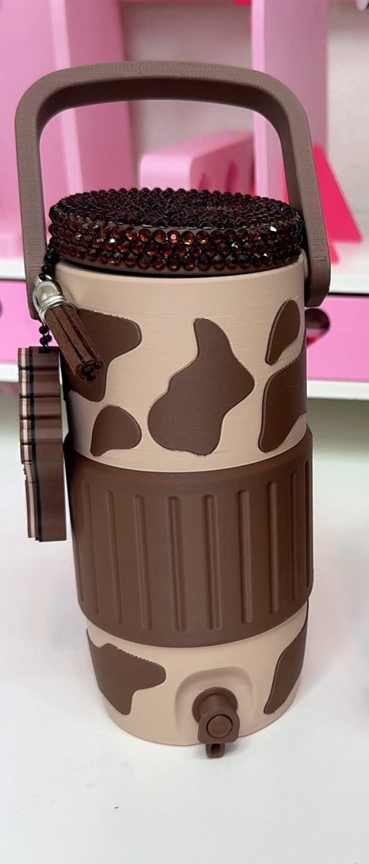 Spotted Cow 12 OZ SLIM Soda Can Holder