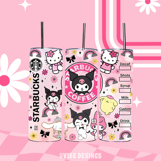 Kawaii Friends 20oz Skinny Tumbler