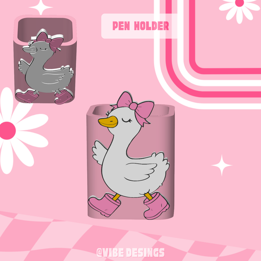 Cute Goose Pen Holder