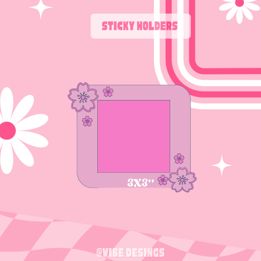 Cherry Blossom Sticky Holder
