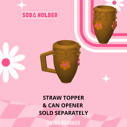 Tropicoqueta Conga Can Holder ( 12 oz standard)