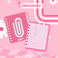 Notebook Page Paper Clip