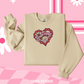 Heart Shortcake  Embroidered Crewneck