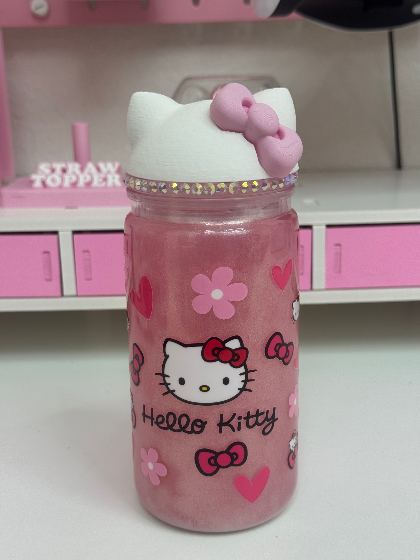 HK Cat Eye Arcylic Snowglobe