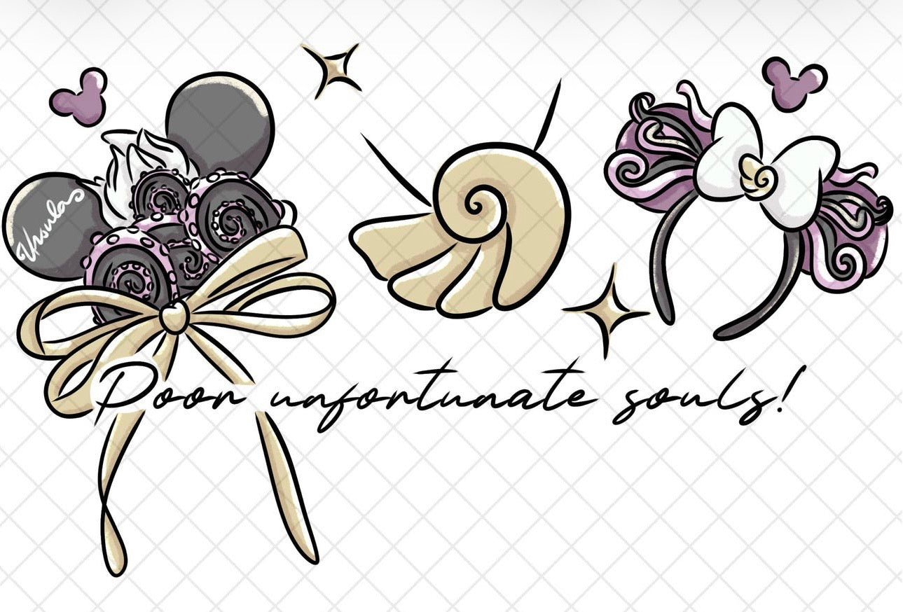 Poor Unfortunate Soul Embroidery